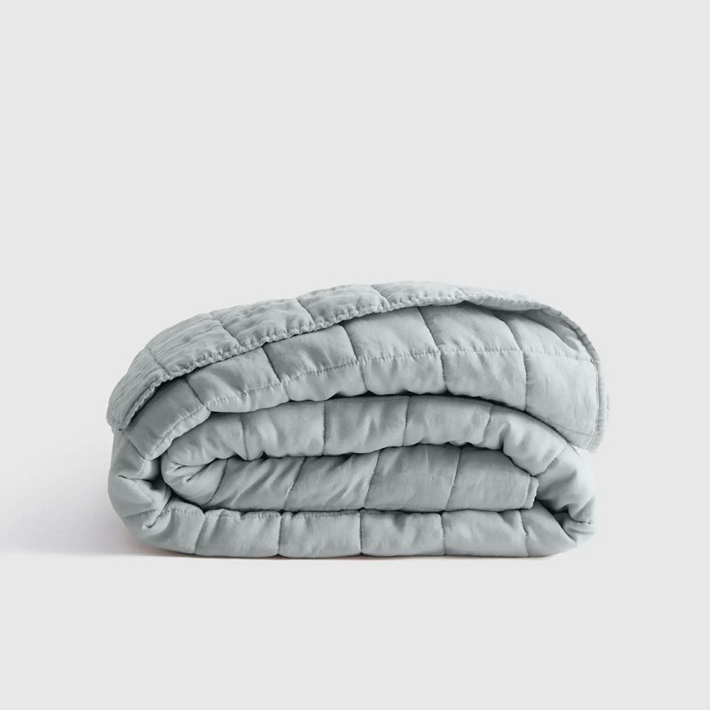 NWOT Quince European Linen Box Quilt KING/CAL KING